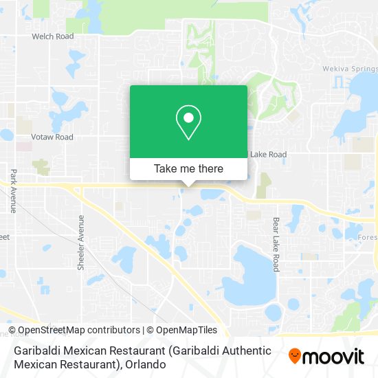 Garibaldi Mexican Restaurant map