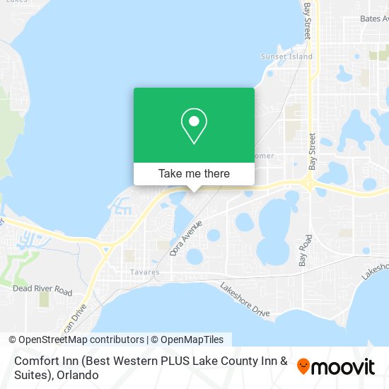 Comfort Inn (Best Western PLUS Lake County Inn & Suites) map