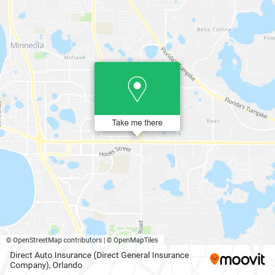 Direct Auto Insurance (Direct General Insurance Company) map