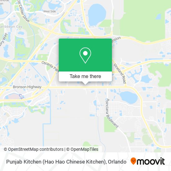 Punjab Kitchen (Hao Hao Chinese Kitchen) map