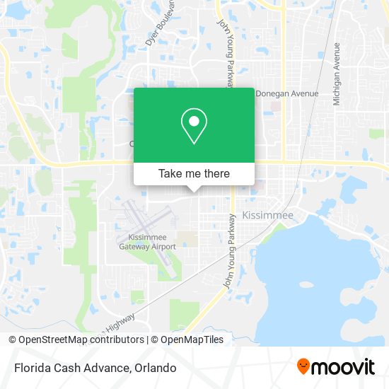 Florida Cash Advance map