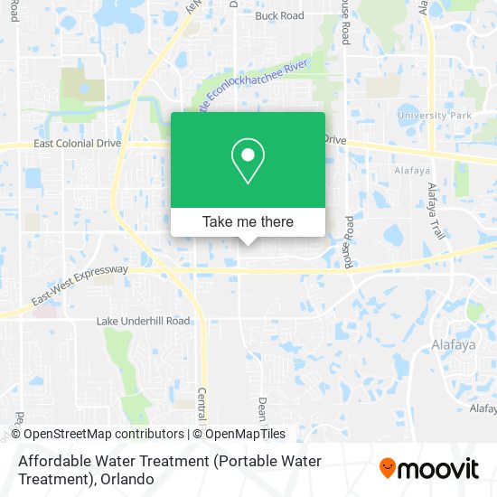 Affordable Water Treatment (Portable Water Treatment) map