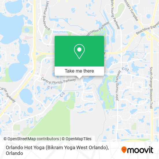 Orlando Hot Yoga (Bikram Yoga West Orlando) map
