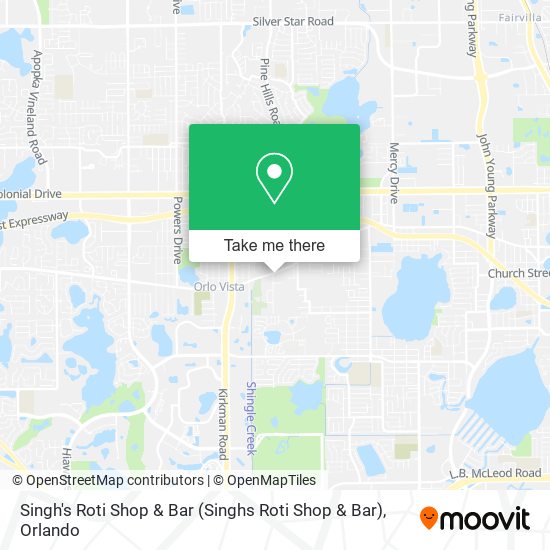 Singh's Roti Shop & Bar (Singhs Roti Shop & Bar) map