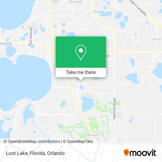 Lost Lake, Florida map
