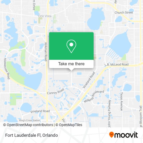 Fort Lauderdale Fl map