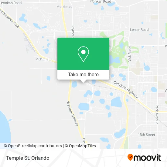 Mapa de Temple St