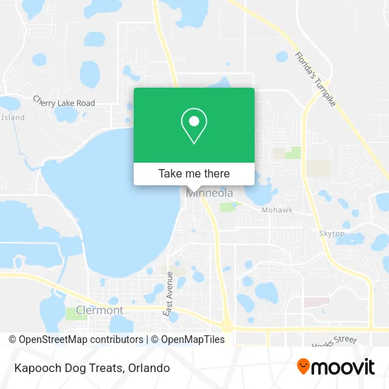 Kapooch Dog Treats map