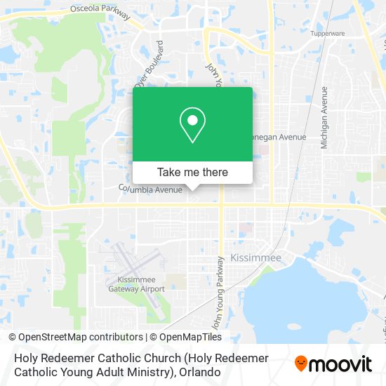 Holy Redeemer Catholic Church (Holy Redeemer Catholic Young Adult Ministry) map