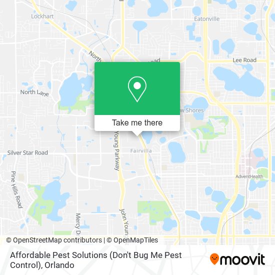 Mapa de Affordable Pest Solutions (Don't Bug Me Pest Control)