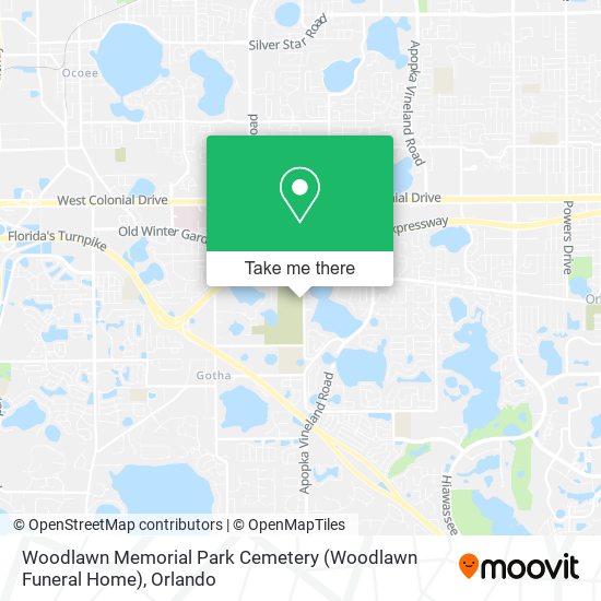 Woodlawn Memorial Park Cemetery (Woodlawn Funeral Home) map