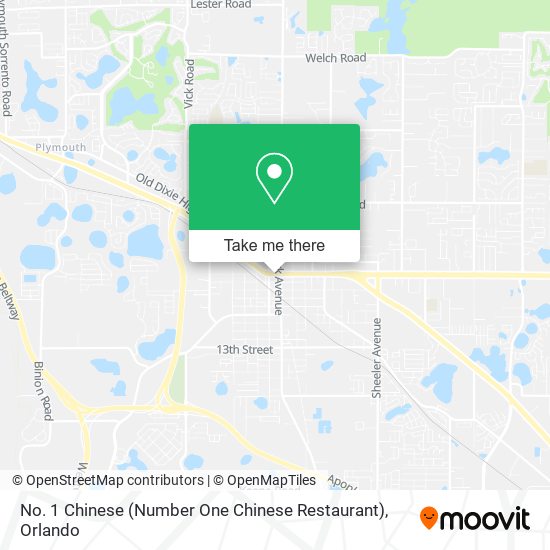 No. 1 Chinese (Number One Chinese Restaurant) map
