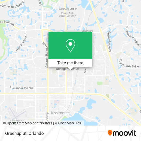 Mapa de Greenup St