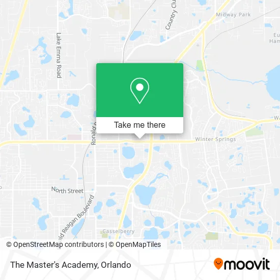The Master's Academy map