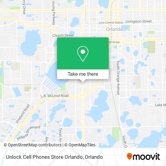 Mapa de Unlock Cell Phones Store Orlando
