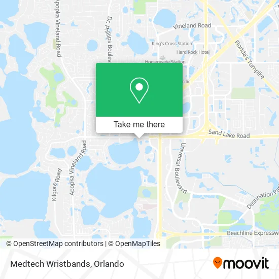 Medtech Wristbands map