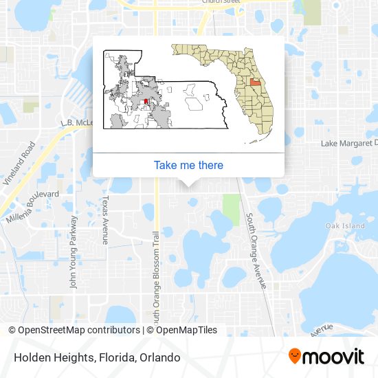 Mapa de Holden Heights, Florida