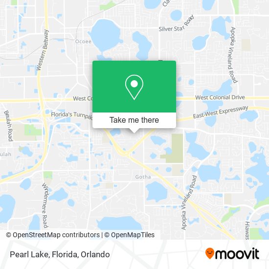 Pearl Lake, Florida map