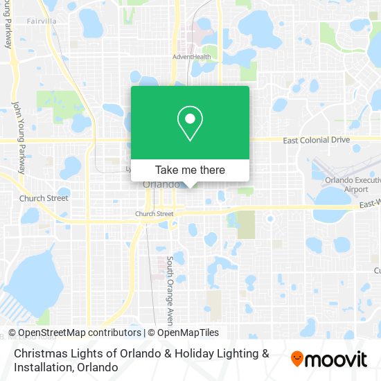 Christmas Lights of Orlando & Holiday Lighting & Installation map