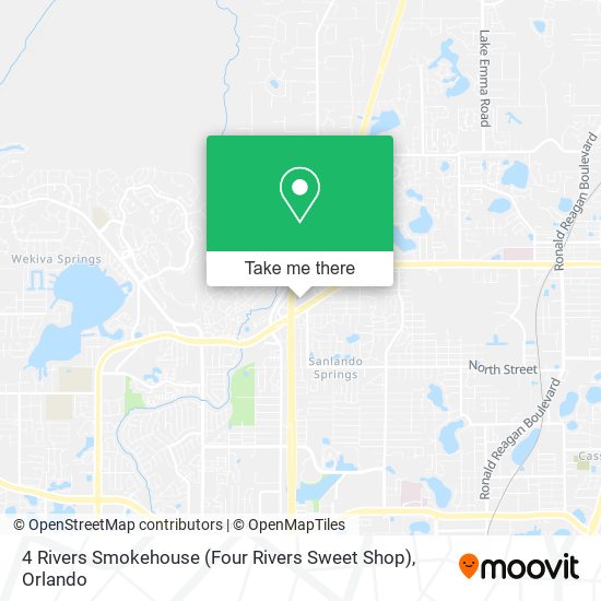 Mapa de 4 Rivers Smokehouse (Four Rivers Sweet Shop)