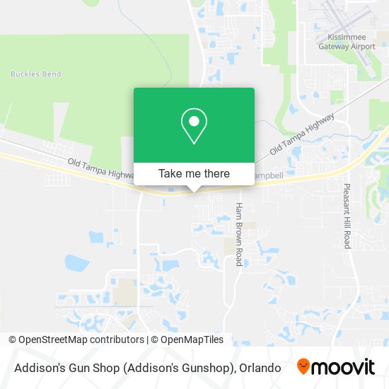 Addison's Gun Shop (Addison's Gunshop) map