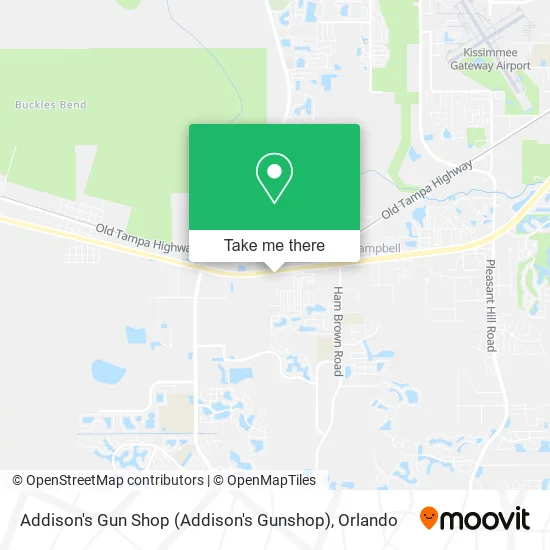 Addison's Gun Shop (Addison's Gunshop) map
