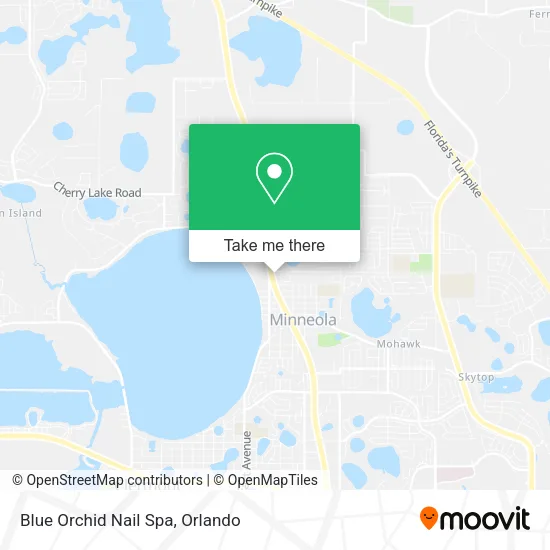 Blue Orchid Nail Spa map