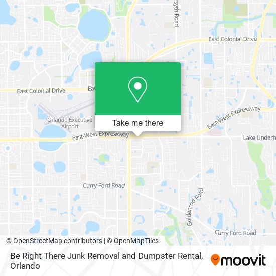 Mapa de Be Right There Junk Removal and Dumpster Rental