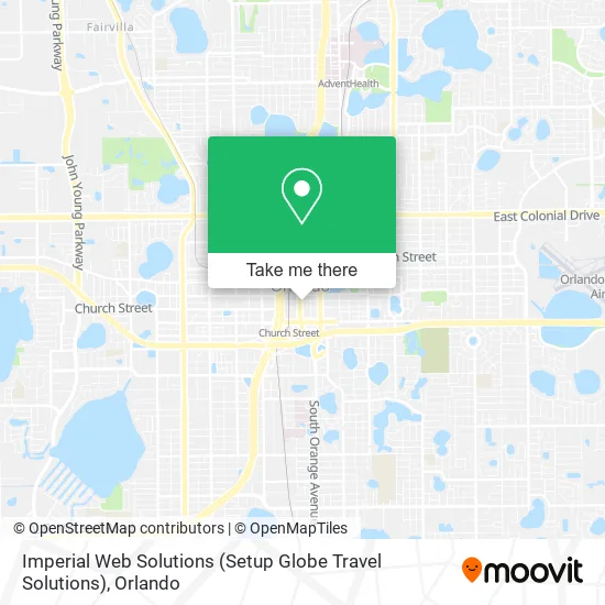 Mapa de Imperial Web Solutions (Setup Globe Travel Solutions)