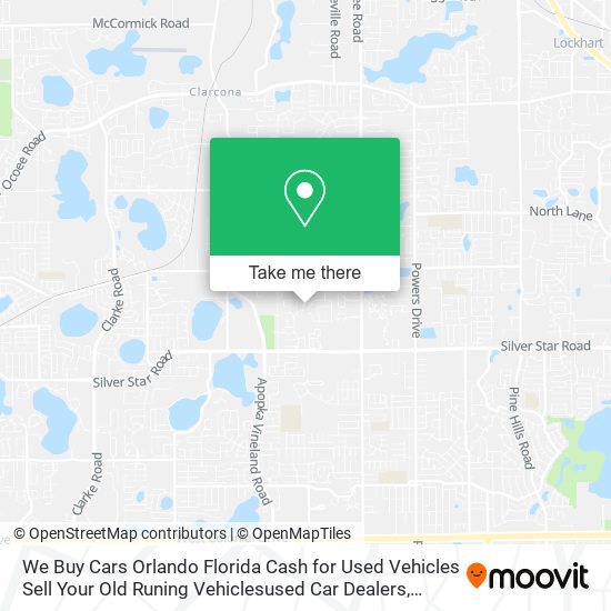 We Buy Cars Orlando Florida Cash for Used Vehicles Sell Your Old Runing Vehiclesused Car Dealers map