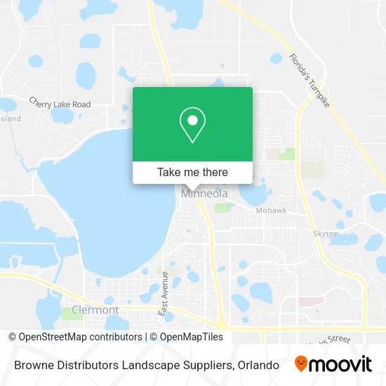 Mapa de Browne Distributors Landscape Suppliers