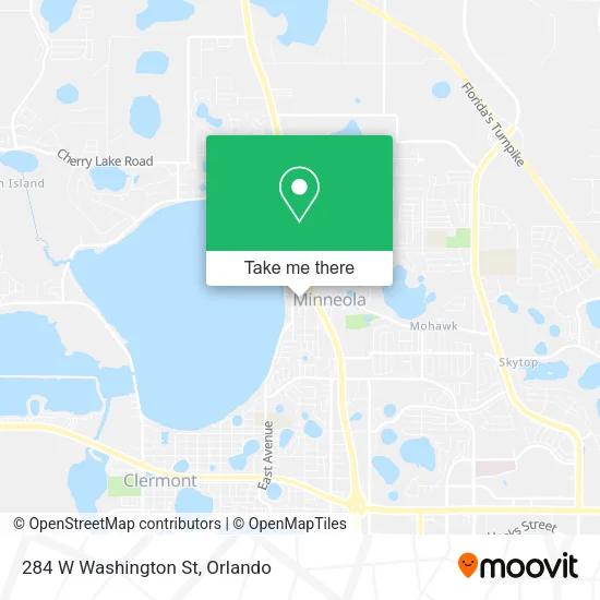 Mapa de 284 W Washington St