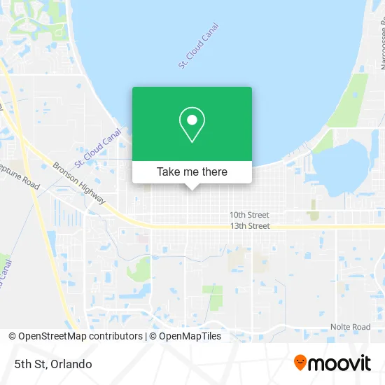 Mapa de 5th St