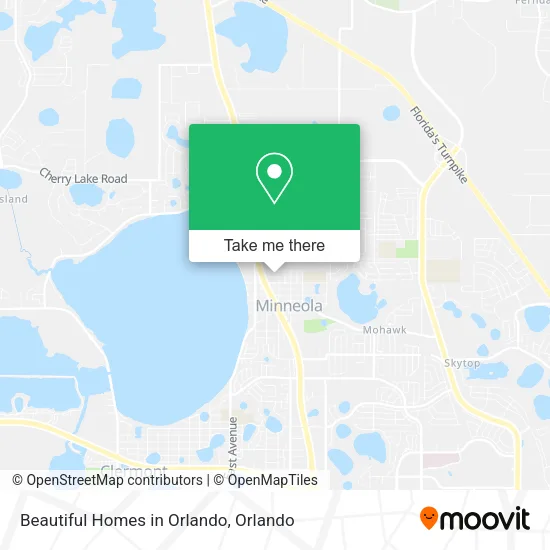 Mapa de Beautiful Homes in Orlando