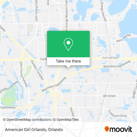 American Girl Orlando map