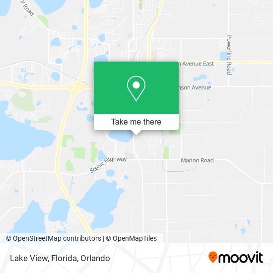 Mapa de Lake View, Florida