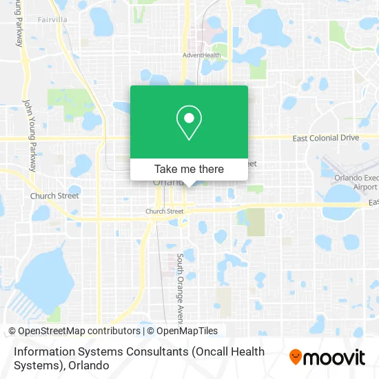 Mapa de Information Systems Consultants (Oncall Health Systems)
