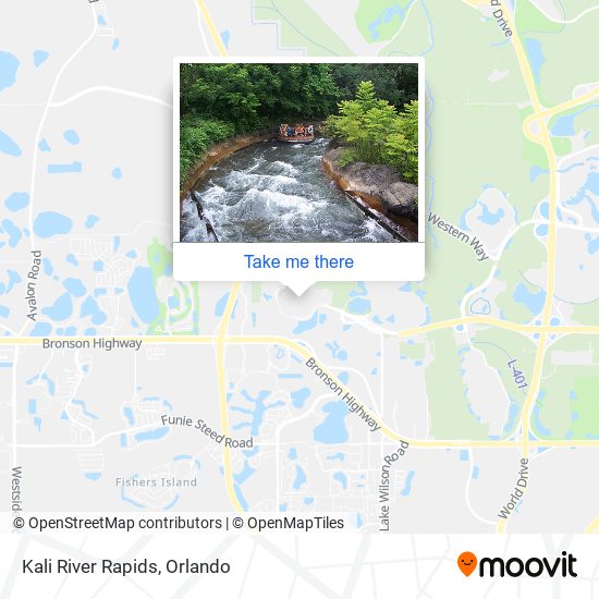 Kali River Rapids map