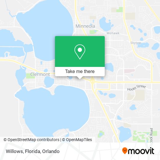 Mapa de Willows, Florida