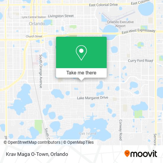 Krav Maga O-Town map