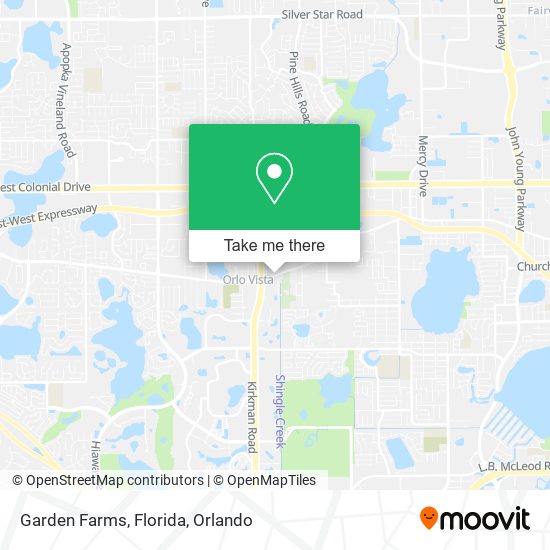 Garden Farms, Florida map