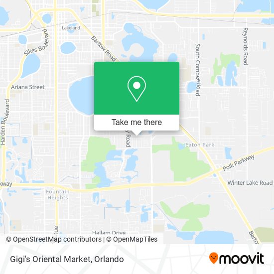 Gigi's Oriental Market map