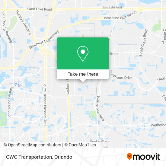 CWC Transportation map