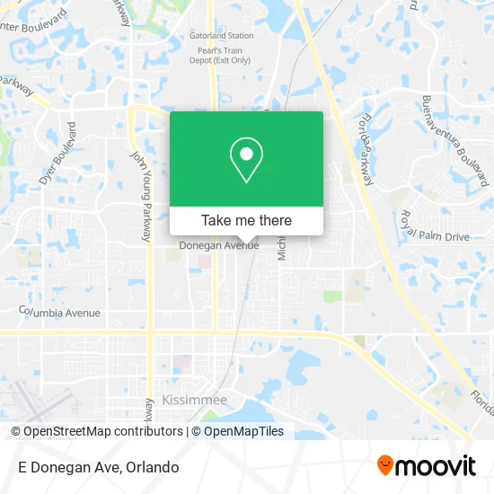 Mapa de E Donegan Ave