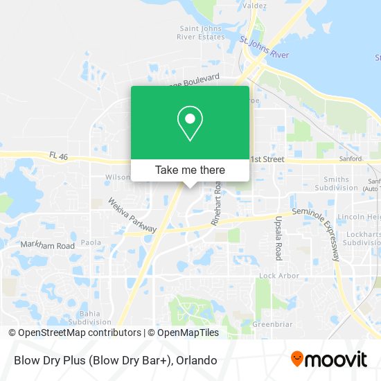 Blow Dry Plus (Blow Dry Bar+) map