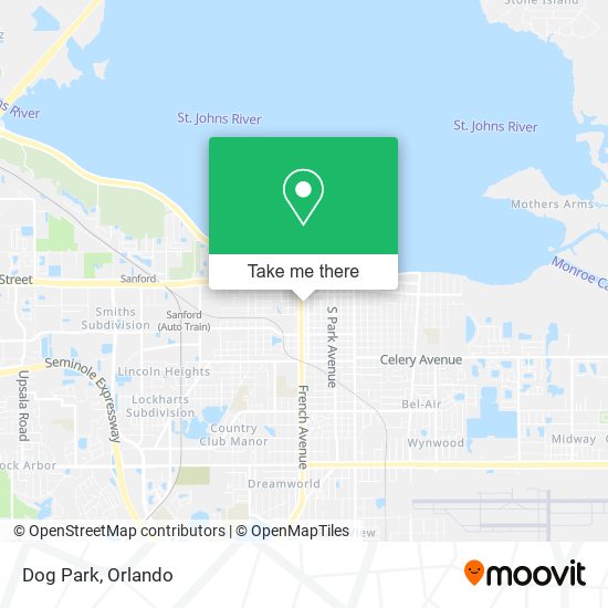 Dog Park map