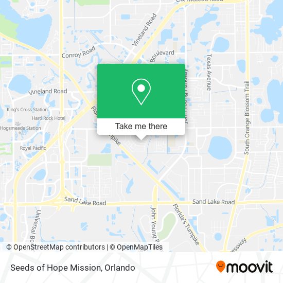 Seeds of Hope Mission map