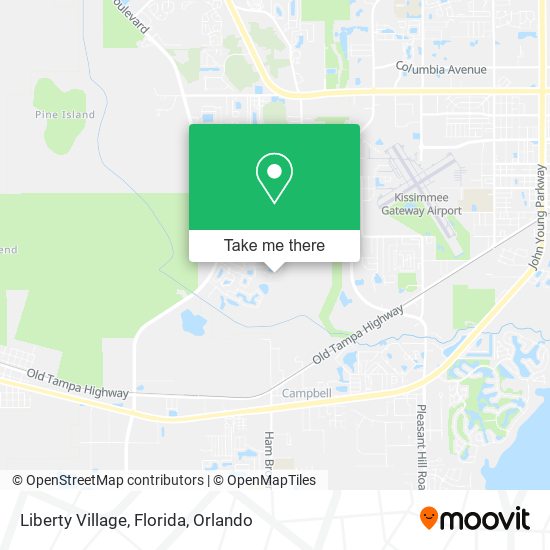 Liberty Village, Florida map