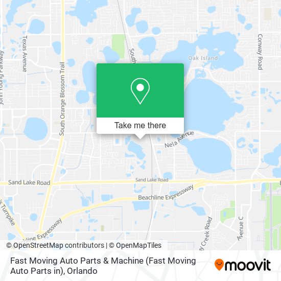 Fast Moving Auto Parts & Machine map