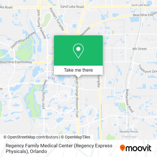 Regency Family Medical Center (Regency Express Physicals) map